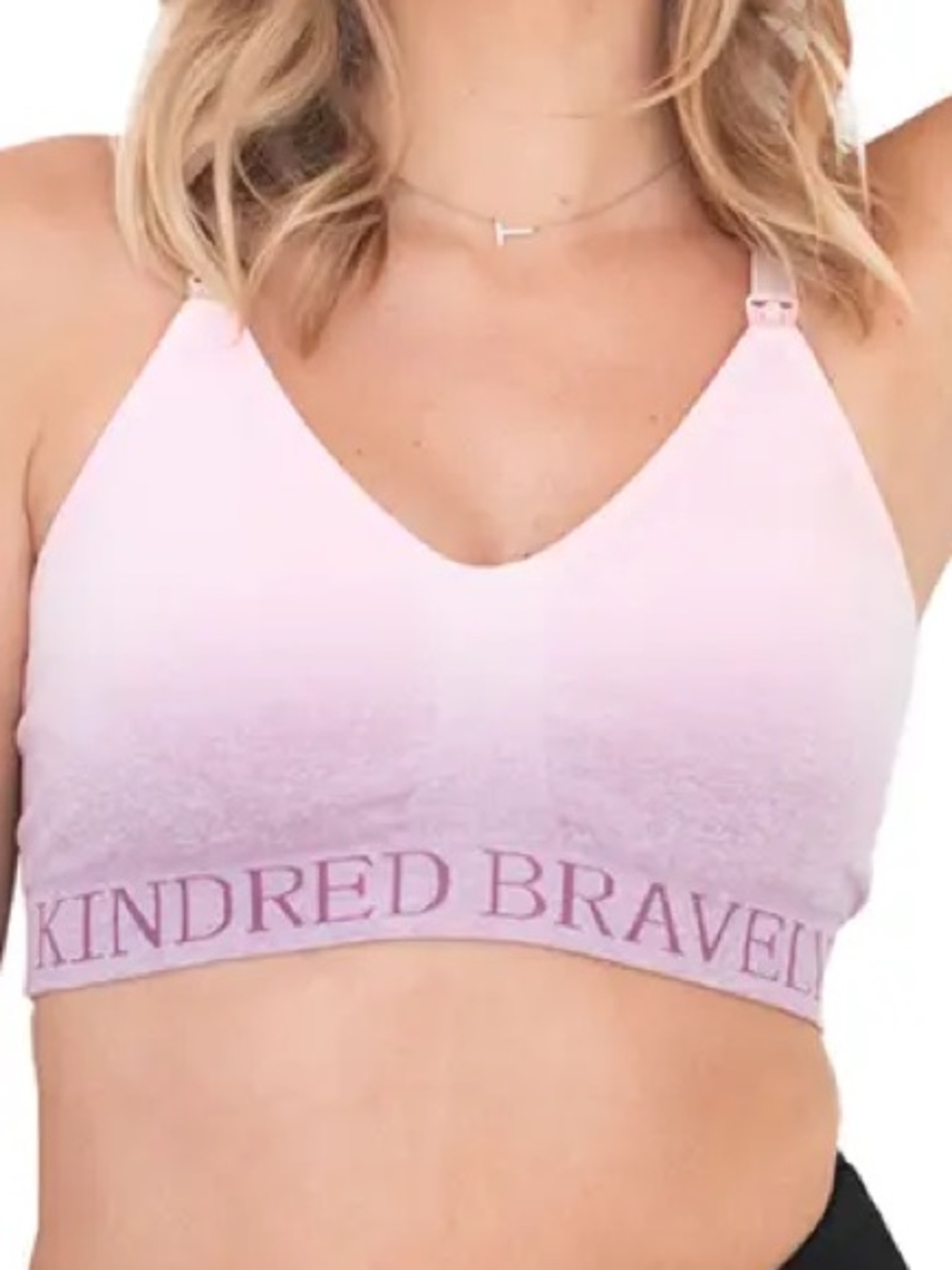 Kindred Bravely Sublime Nursing Sports Bra Pink Purple Sz XL